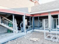 Einbau großformatiger Fenster im Neubau